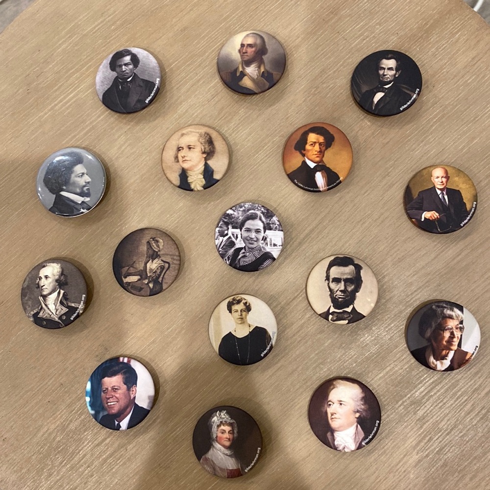 Historical Figures Pins